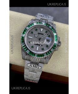 Rolex Submariner 116610 Iced Out Edition 5 Swiss Replica Watch 