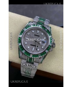 Rolex Submariner 116610 Iced Out Edition 7 Swiss Replica Watch 