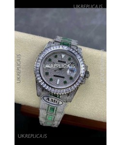 Rolex Submariner 116610 Iced Out Edition 12 Swiss Replica Watch 