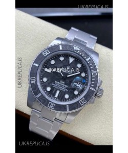 Rolex Submariner DiW Sandblasted Carbon Fiber Bezel/Dial FREE SPRUNG MVMNT Super Clone