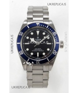 Tudor Black Bay 41 Black Dial Blue Bezel Oyster Super Clone Watch 