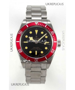 Tudor Black Bay 41 Black Dial Red Bezel Oyster Super Clone Watch 