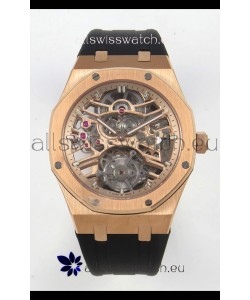 Audemars Piguet Royal Oak Super Clone Tourbillon 26735 Rose Gold Watch 