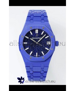 Audemars Piguet Royal Oak Super Clone 15500 Blue Ceramic Starry Dial Watch 