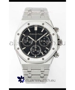 Audemars Piguet Super Clone Royal Oak Chronograph 26240 - 904L Steel in Black Dial 41MM
