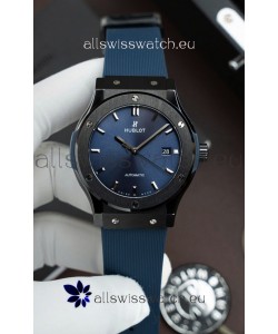 Hublot Classic Fusion Ceramic Casing Blue Dial Super Clone Swiss Replica 42MM