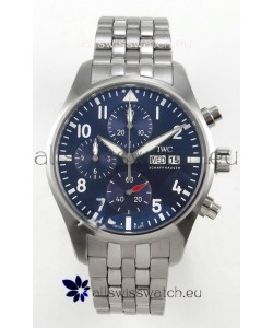 IWC Super Clone Pilot Chronograph Edition Blue Dial Swiss Replica Watch 