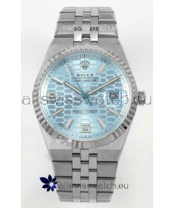 Rolex Land-Dweller 127336 Ice Blue Honeycomb 40MM Swiss Replica Watch 