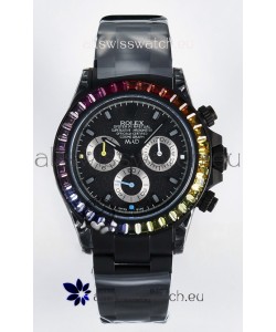 Rolex Daytona MAD 1:1 Swiss Mirror Replica Black Dial Cal.4130 Movement