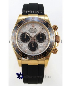 Rolex Daytona Super Clone 116518 Rose Gold Meteorite Dial Original Cal.4131 Movement