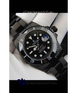 Rolex Submariner Pro-Hunter Japanese Replica Watch in PVD Coating Black Dial 
